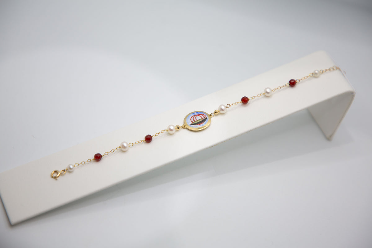 Bracciale "Lucia" con pietre